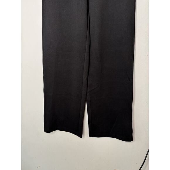 NWT OGL Textured Mid Rise Pull On Straight Pants Black Size Small - Picture 6 of 8